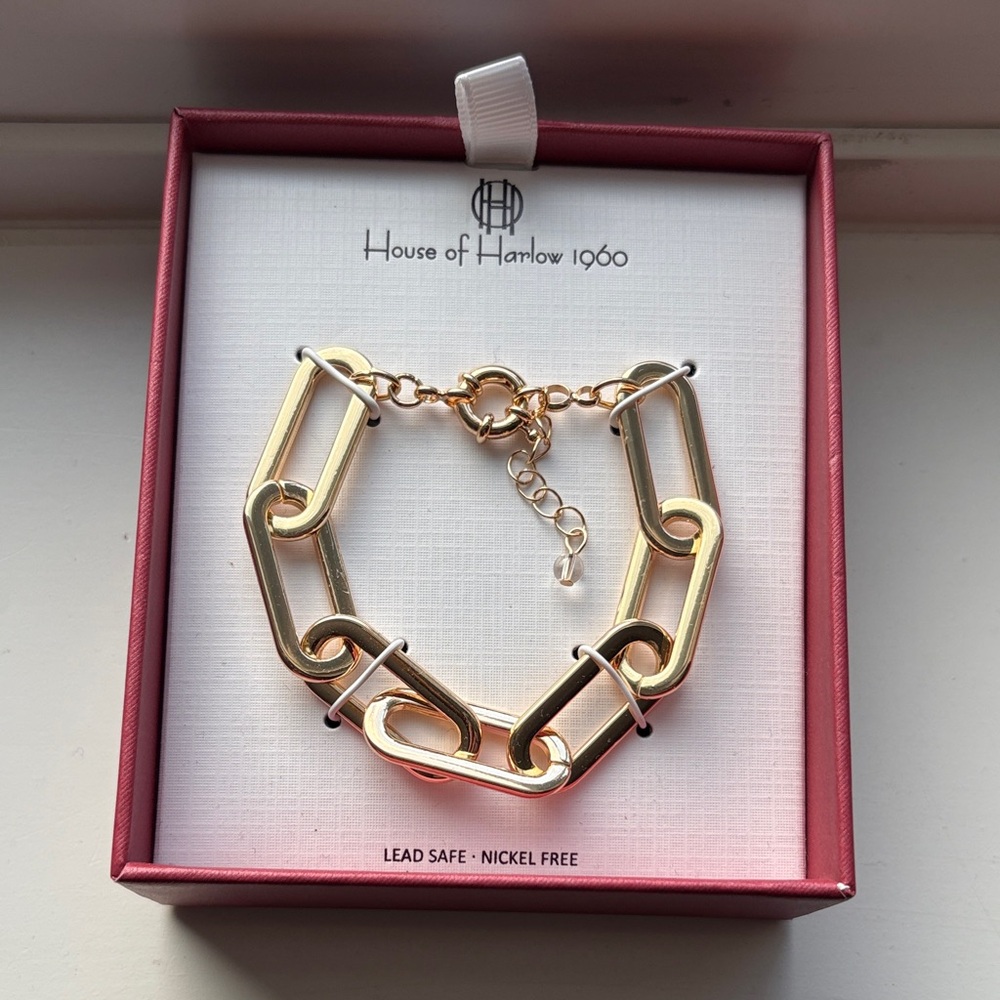 House of Harlow 1960 Gold Bracelet